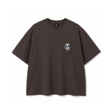 Puppy Embroidered T-Shirt – Brown
